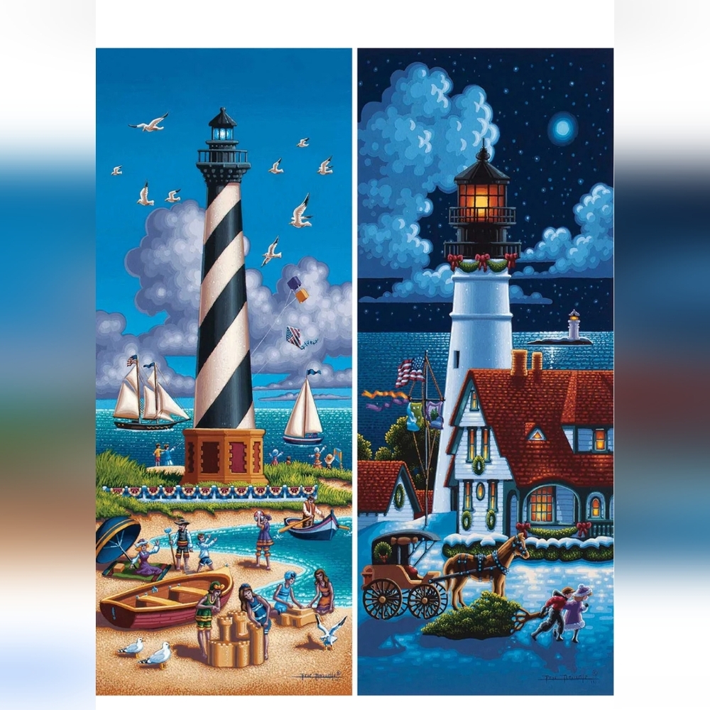 500 Piece Lighthouse Puzzle - Picture 7 of 7